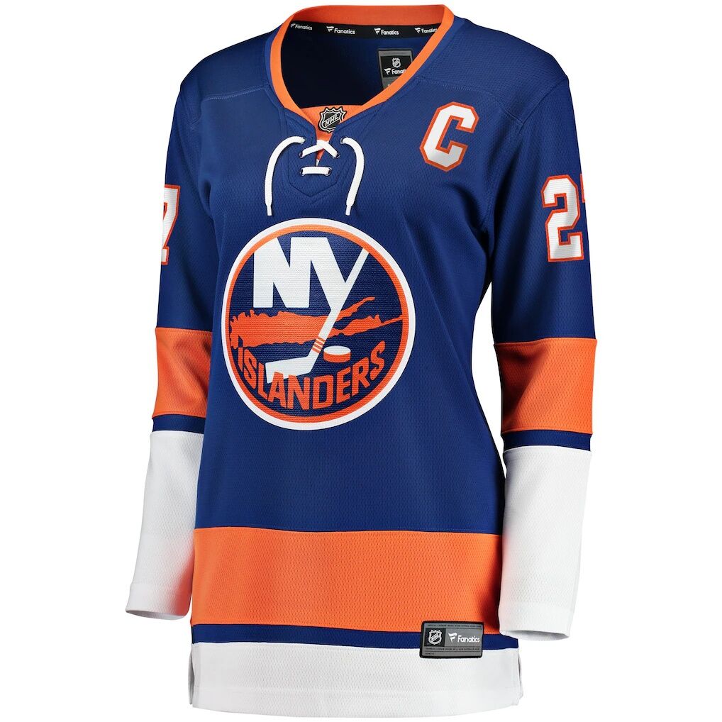 Anders Lee New York Islanders Fashion7 Women's Home Captain Patch Breakaway Player Jersey - Royal