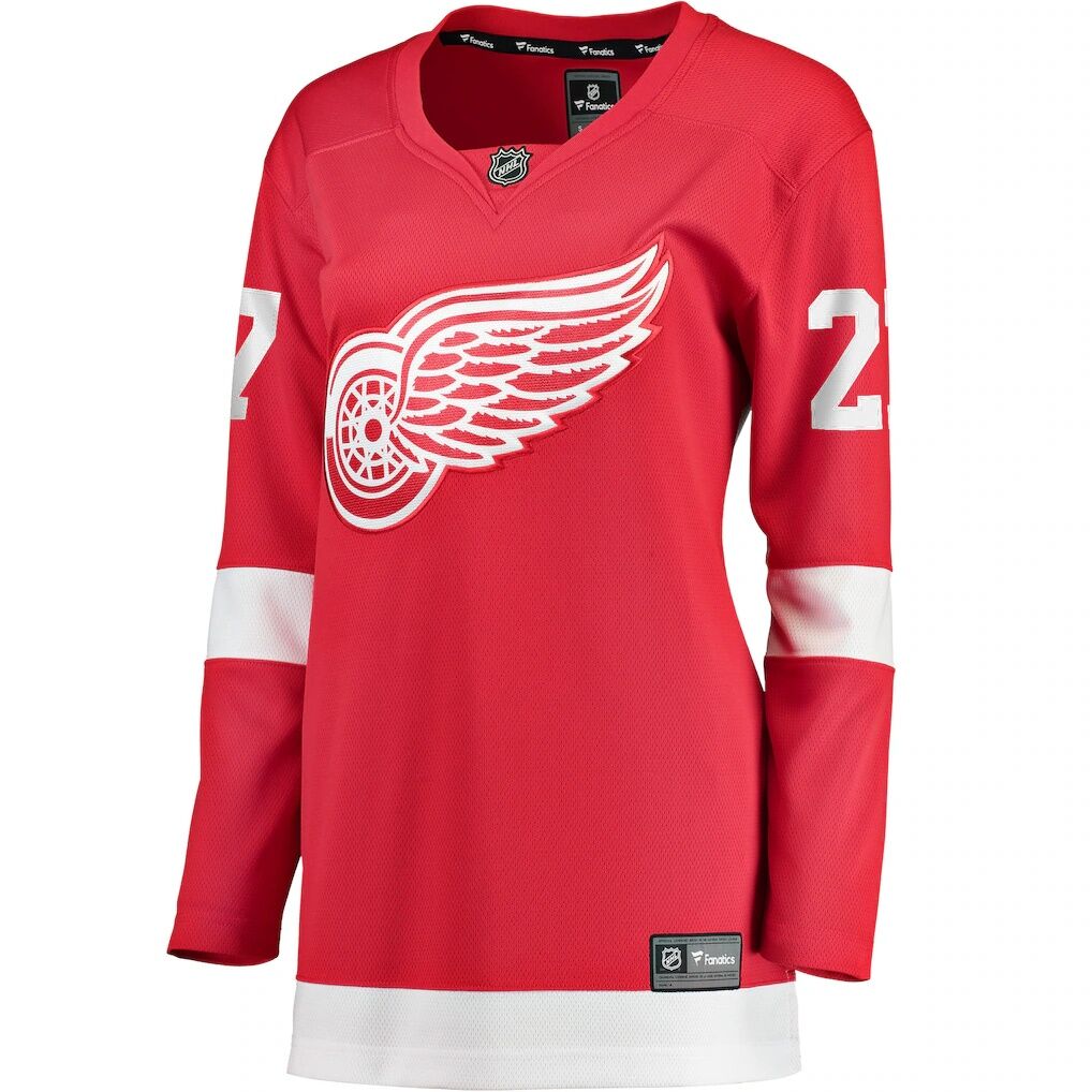 Michael Rasmussen Detroit Red Wings Fashion7 Women's Home Breakaway Player Jersey