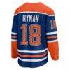 Zach Hyman Edmonton Oilers Fashion7 Home Breakaway Player Jersey - - Detail View