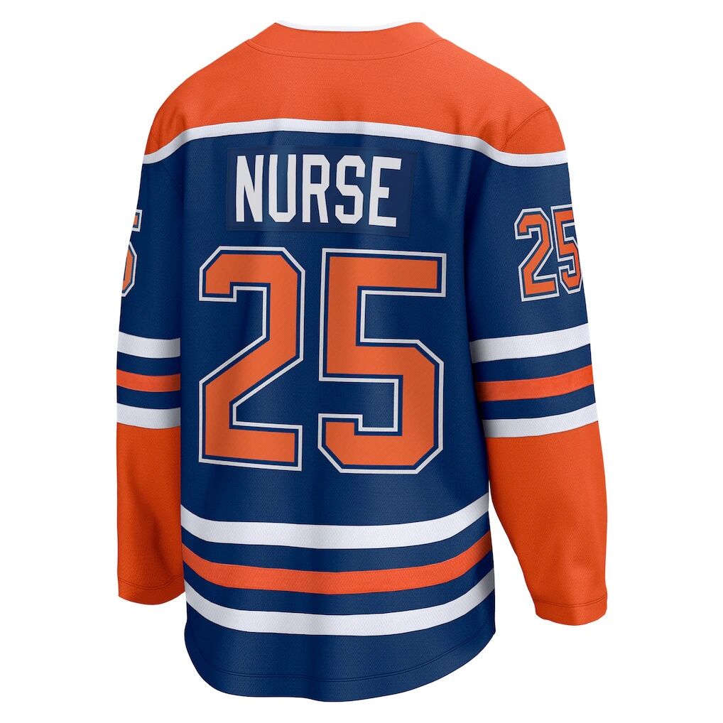Darnell Nurse Edmonton Oilers Fashion7 Home Breakaway Player Jersey - Royal