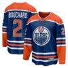 Evan Bouchard Edmonton Oilers Fashion7 Home Breakaway Player Jersey - - Front View