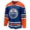 Evan Bouchard Edmonton Oilers Fashion7 Home Breakaway Player Jersey - - Side View