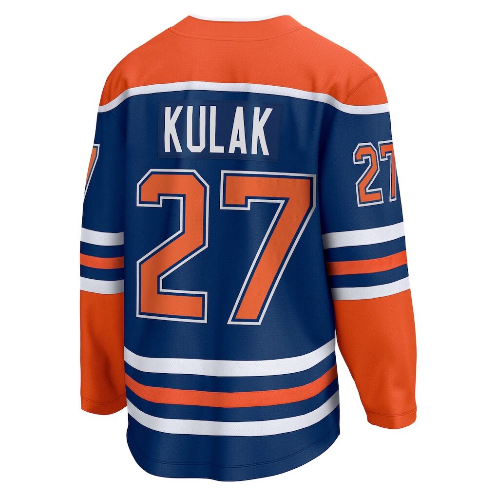 Brett Kulak Edmonton Oilers Fashion7 Home Breakaway Player Jersey - Royal