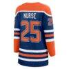 Darnell Nurse Edmonton Oilers Fashion7 Women's Home Breakaway Player Jersey - - Detail View