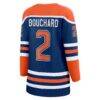 Evan Bouchard Edmonton Oilers Fashion7 Women's Home Breakaway Player Jersey - - Detail View