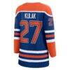 Brett Kulak Edmonton Oilers Fashion7 Women's Home Breakaway Player Jersey - - Detail View