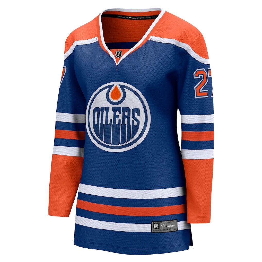 Brett Kulak Edmonton Oilers Fashion7 Women's Home Breakaway Player Jersey - Royal