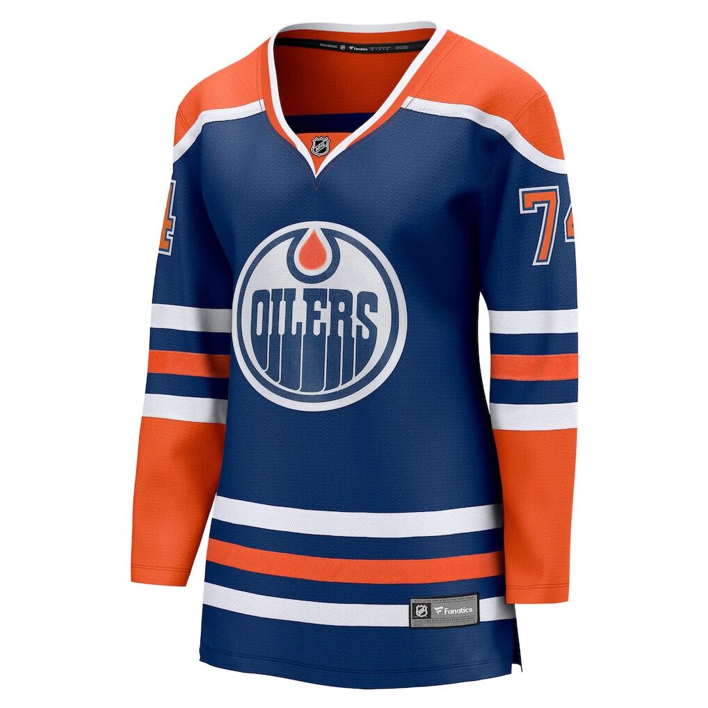 Stuart Skinner Edmonton Oilers Fashion7 Women's Home Breakaway Player Jersey - Royal