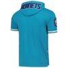 LaMelo Ball Charlotte Hornets Pro Standard Name & Number Short Sleeve Pullover Hoodie - Teal - Detail View