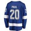 Nicholas Paul Tampa Bay Lightning Fashion7 Home Breakaway Player Jersey - Blue - Detail View