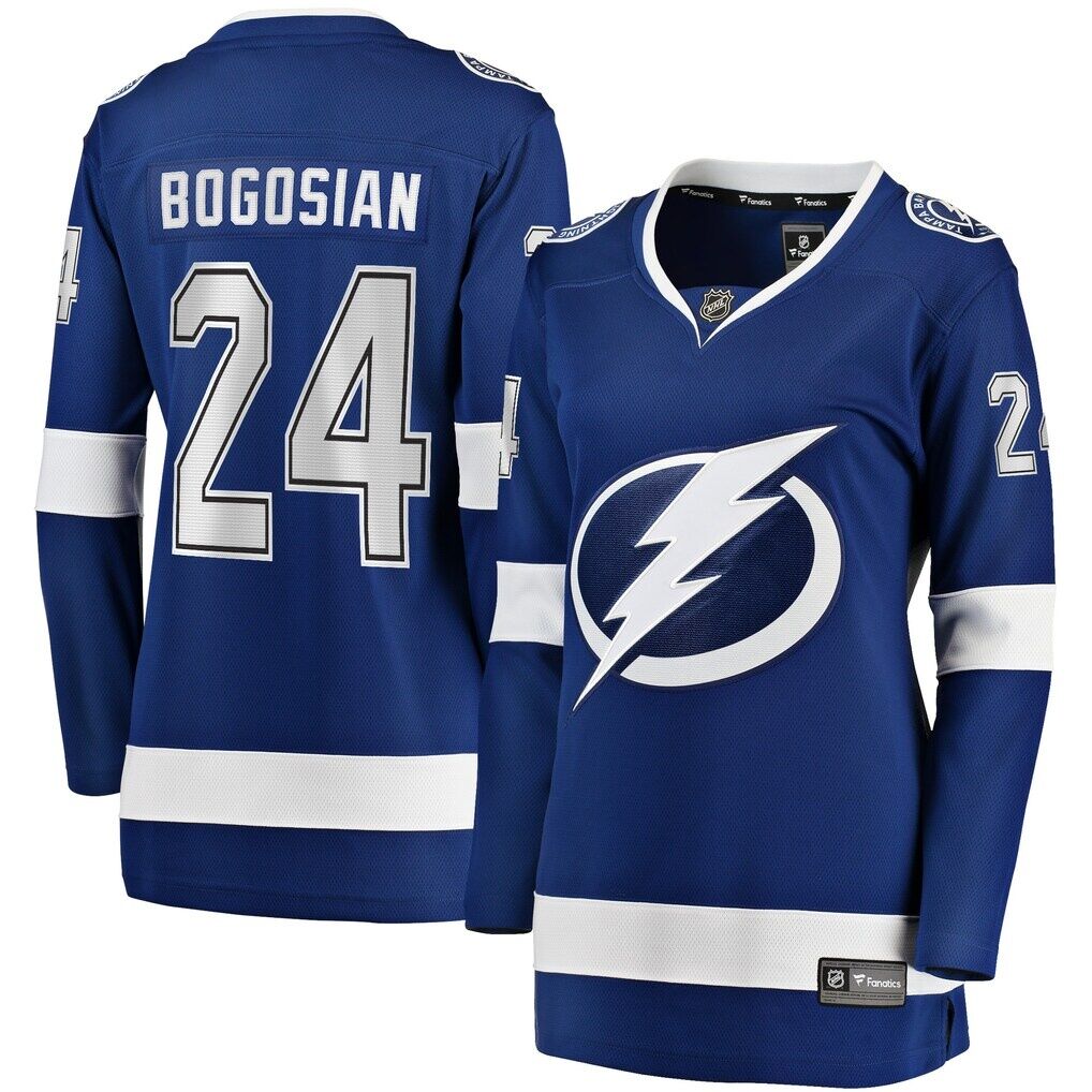 Zach Bogosian Tampa Bay Lightning Fashion7 Women's Home Breakaway Player Jersey