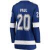 Nicholas Paul Tampa Bay Lightning Fashion7 Women's Home Breakaway Player Jersey - Blue - Detail View