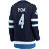 Neal Pionk Winnipeg Jets Fashion7 Women's Home Breakaway Player Jersey - Navy - Detail View
