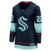 Oliver Bjorkstrand Seattle Kraken Fashion7 Women's Home Breakaway Player Jersey - - Side View