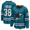 Mario Ferraro San Jose Sharks Fashion7 Home Breakaway Player Jersey - Teal - Front View