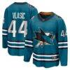 Marc-Edouard Vlasic San Jose Sharks Fashion7 Home Breakaway Player Jersey - Teal - Front View