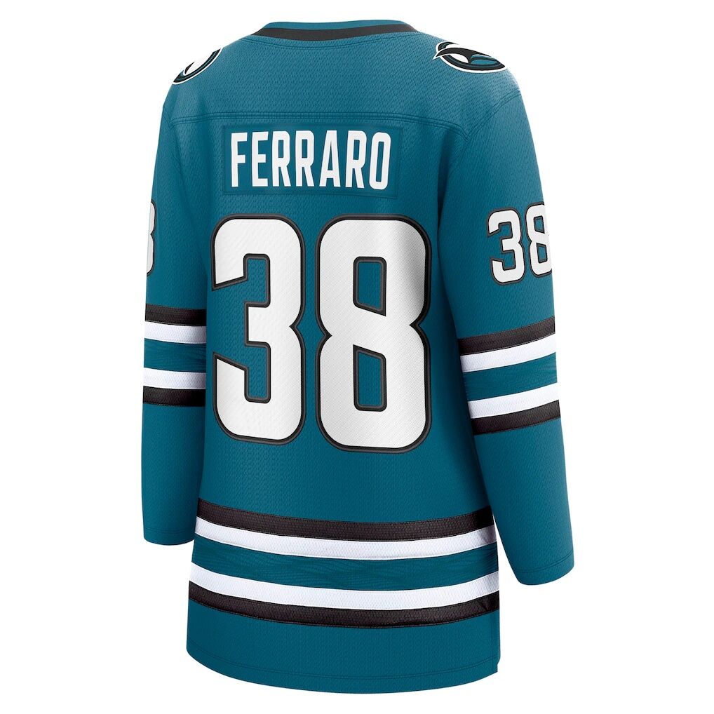 Mario Ferraro San Jose Sharks Fashion7 Women's Home Breakaway Player Jersey