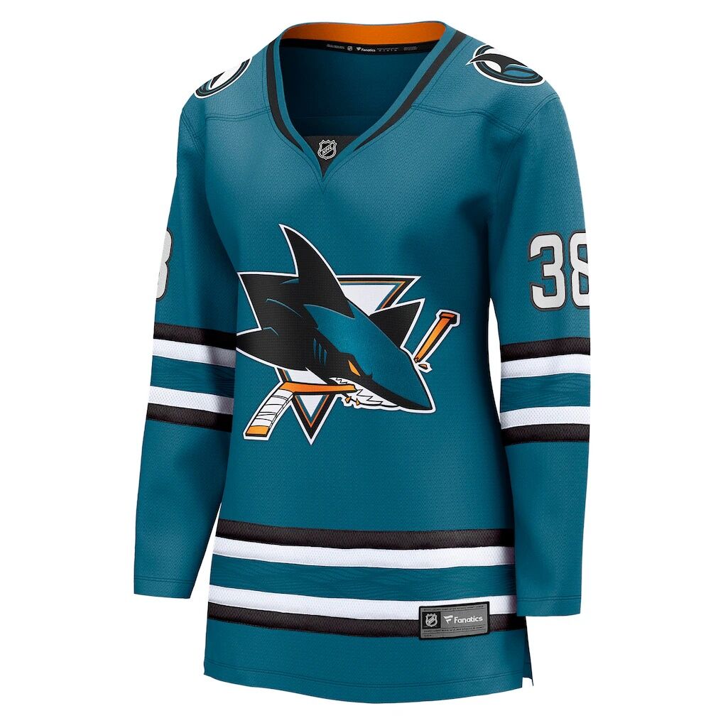 Mario Ferraro San Jose Sharks Fashion7 Women's Home Breakaway Player Jersey