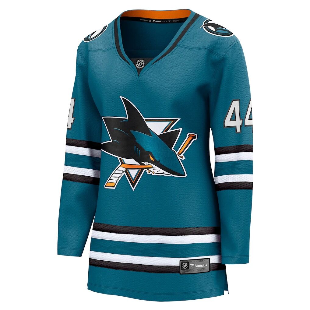 Marc-Edouard Vlasic San Jose Sharks Fashion7 Women's Home Breakaway Player Jersey