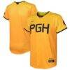 Pittsburgh Pirates Nike Toddler City Connect Replica Jersey - Gold - Front View