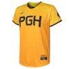Pittsburgh Pirates Nike Youth City Connect Replica Jersey - Gold - Side View