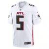 Drake London Atlanta Falcons Nike Away Game Player Jersey - White - Side View