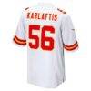 George Karlaftis Kansas City Chiefs Nike Away Game Player Jersey - White - Detail View