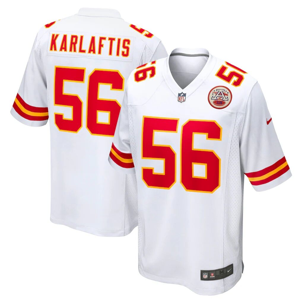 George Karlaftis Kansas City Chiefs Nike Away Game Player Jersey