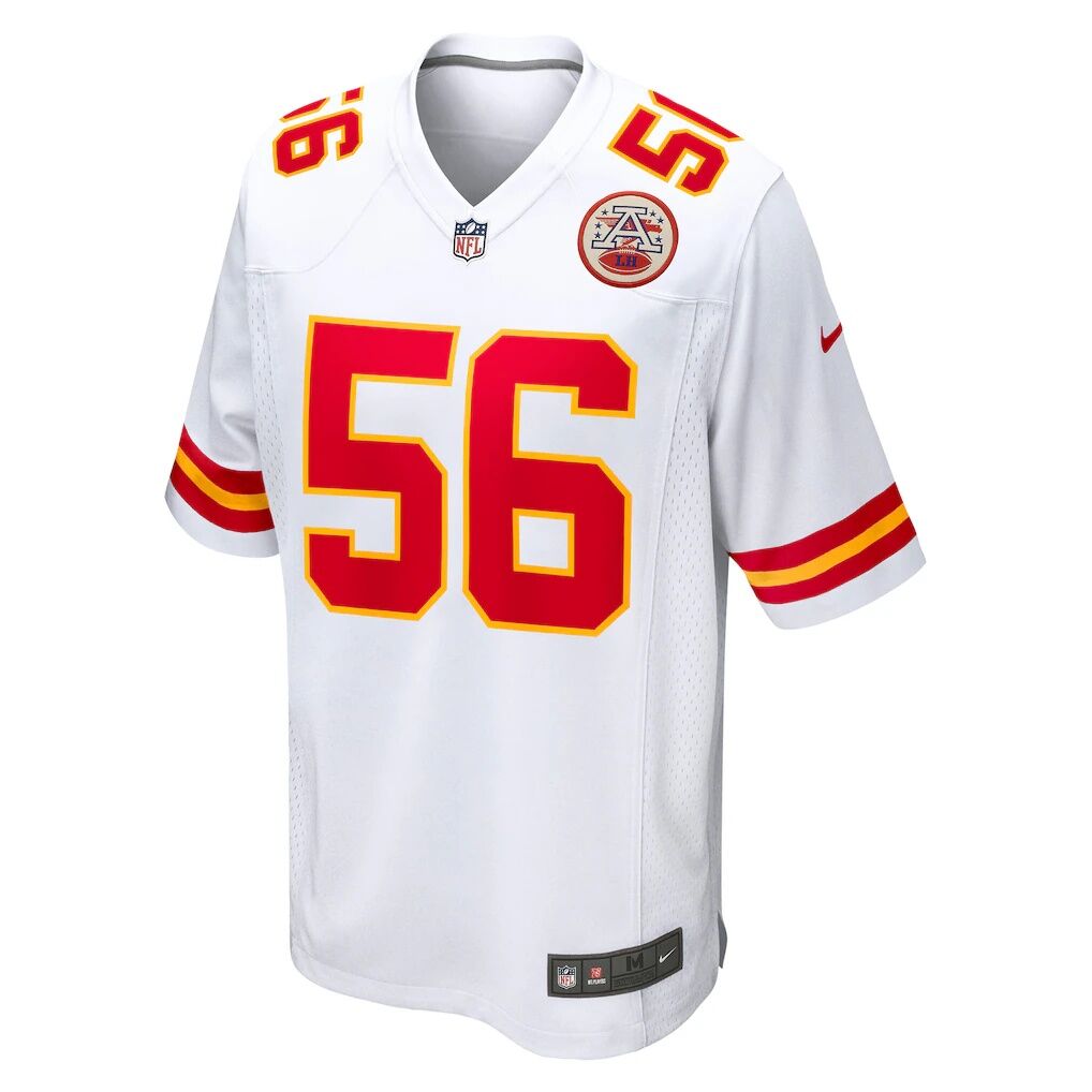 George Karlaftis Kansas City Chiefs Nike Away Game Player Jersey