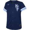 Salvador Perez Kansas City Royals Nike Toddler City Connect Replica Player Jersey - Navy - Side View