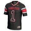 #1 Illinois State Redbirds GameDay Greats Endzone Football Jersey - Black - Side View