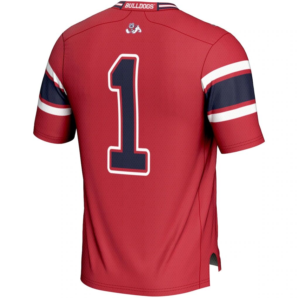 #1 Fresno State Bulldogs GameDay Greats Youth Endzone Football Jersey