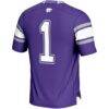 #1 Kansas State Wildcats GameDay Greats Youth Endzone Football Jersey - Purple - Detail View