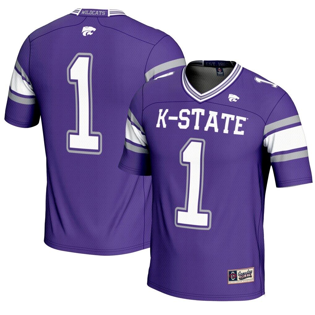 #1 Kansas State Wildcats GameDay Greats Youth Endzone Football Jersey