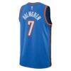 Chet Holmgren Oklahoma City Thunder Nike Unisex 2022 NBA Draft First Round Pick Player Swingman Jersey - Blue - Detail View