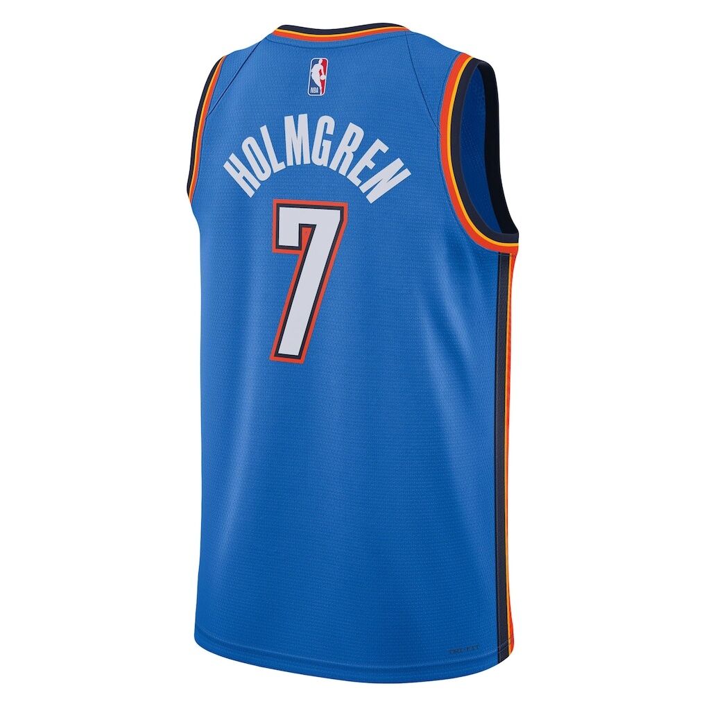 Chet Holmgren Oklahoma City Thunder Nike Unisex 2022 NBA Draft First Round Pick Player Swingman Jersey - Icon Edition