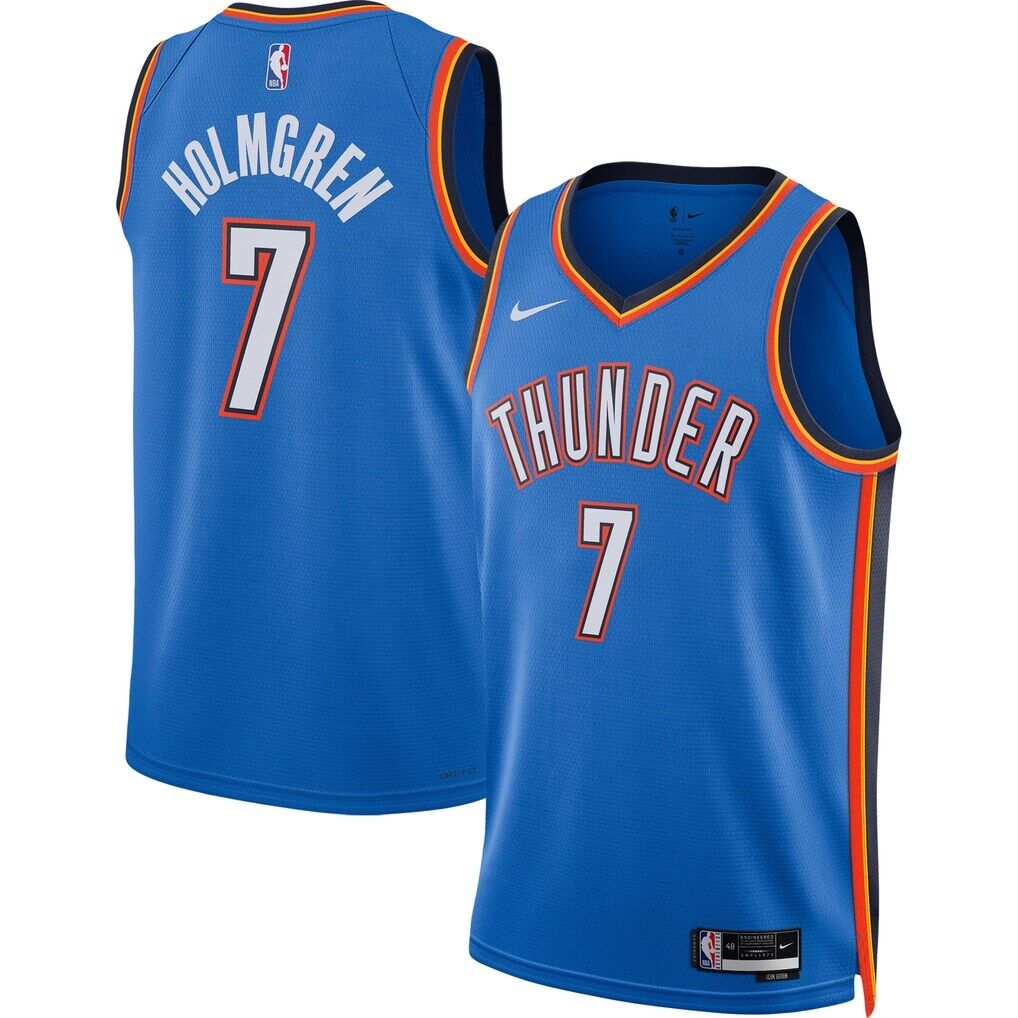Chet Holmgren Oklahoma City Thunder Nike Unisex 2022 NBA Draft First Round Pick Player Swingman Jersey - Icon Edition