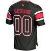 Ball State Cardinals GameDay Greats Youth NIL Pick-A-Player Football Jersey - Black - Detail View