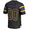 LSU Tigers GameDay Greats Youth NIL Pick-A-Player Football Jersey - Black - Detail View