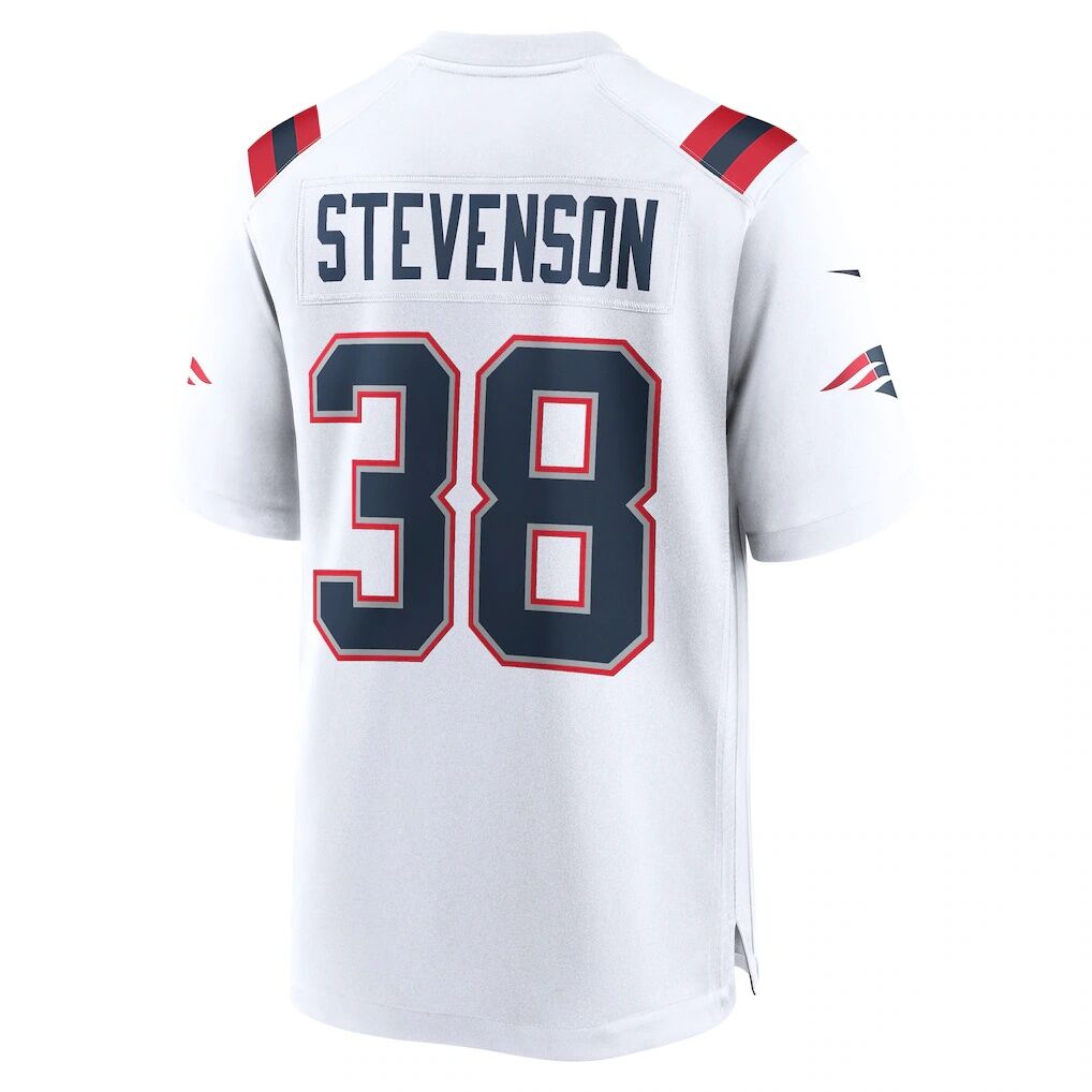 Rhamondre Stevenson New England Patriots Nike Game Player Jersey