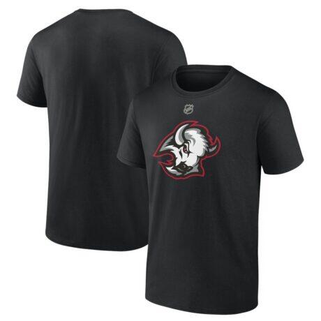 Buffalo Sabres Alternate Logo T-Shirt - Black - Front View