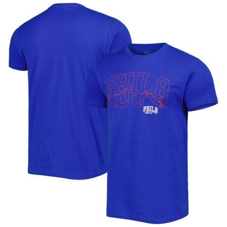 Philadelphia 76ers Stadium Essentials Unisex Element Logo Pop T-Shirt - - Front View
