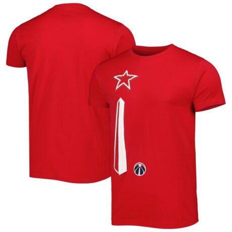 Washington Wizards Stadium Essentials Unisex Element Logo Pop T-Shirt - Red - Front View