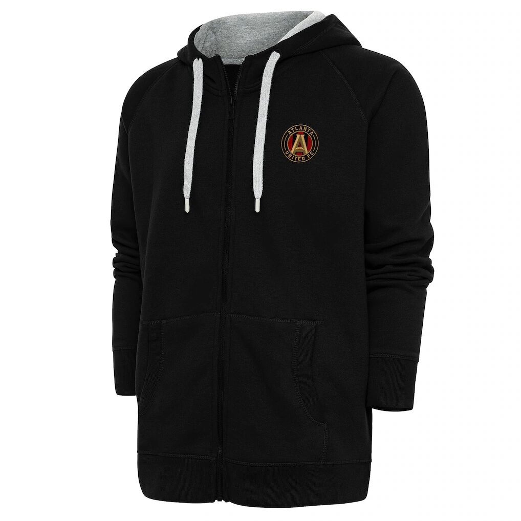 Atlanta United FC Antigua Logo Victory Full-Zip Hoodie