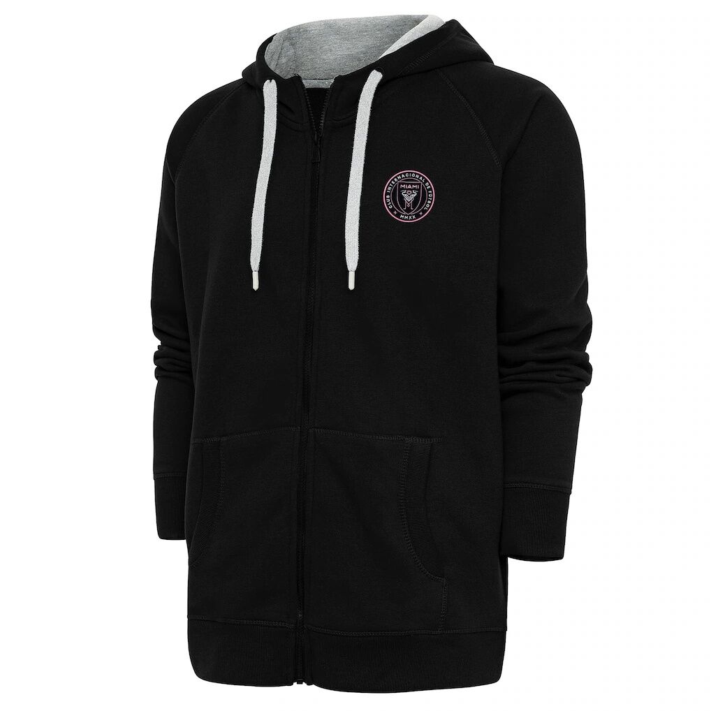 Inter Miami CF Antigua Logo Victory Full-Zip Hoodie