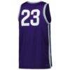 #23 Kansas State Wildcats Nike Replica Basketball Jersey - Purple - Detail View