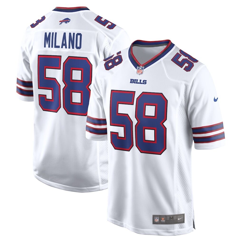 Matt Milano Buffalo Bills Nike Away Game Player Jersey