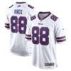 Dawson Knox Buffalo Bills Nike Away Game Player Jersey - White - Front View