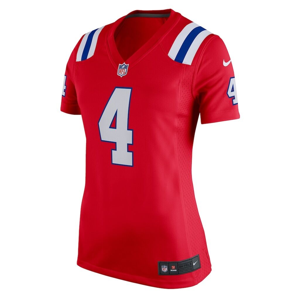 Bailey Zappe New England Patriots Nike Women's  Team Game Jersey