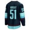 Shane Wright Seattle Kraken Fashion7 Men's Home Breakaway Player Jersey - - Detail View